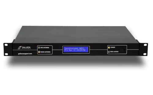 Vista frontale del GPS NTP Server